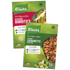 Knorr wereldgerechten of groentepasta